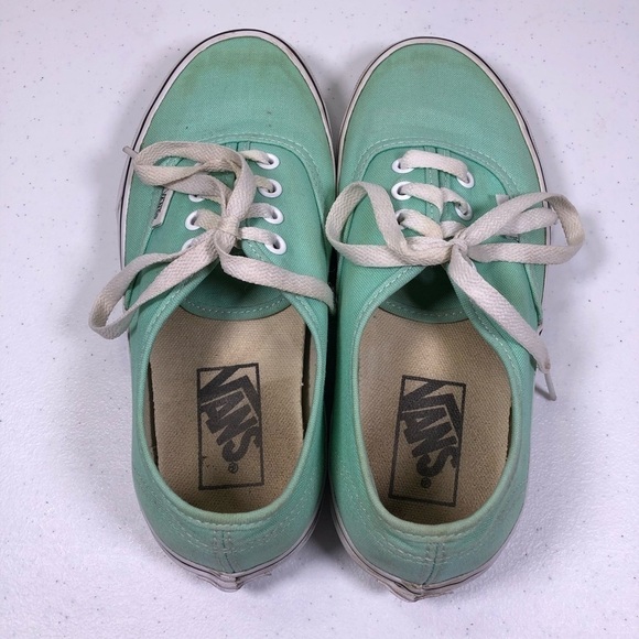 Vans Seafoam Green Women’s Sneaker Tennis Shoes - Picture 5 of 9